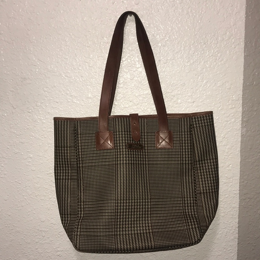 POLO RALPH LAUREN Leather Tote Bag